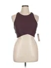Sage Collective Tank Top Burgundy Halter Neckline Tops In Burgundy