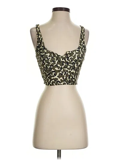 Pre-owned Sage Collective Tank Top Gold Strapless Neckline Tops
