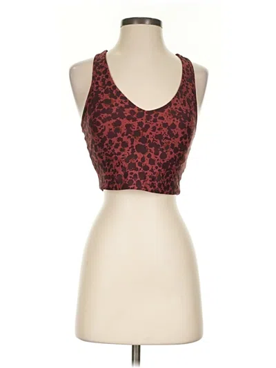 Pre-owned Sage Collective Tank Top Red Halter Neckline Tops