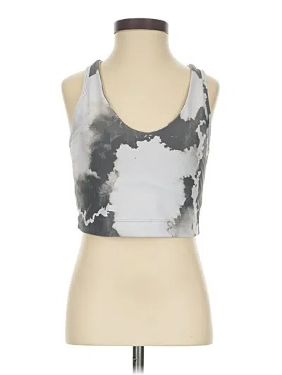 Pre-owned Sage Collective Tank Top Silver Halter Neckline Tops