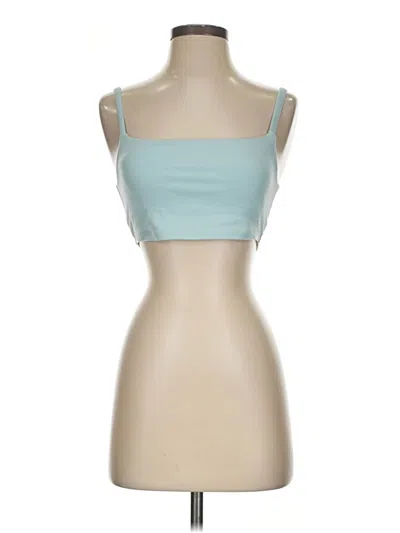 Pre-owned Sage Collective Tank Top Teal Strapless Neckline Tops