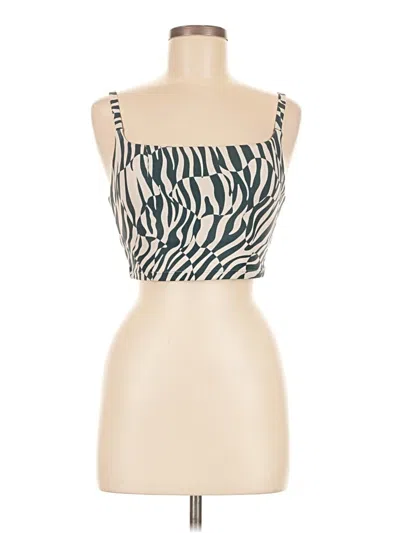 Pre-owned Sage Collective Tube Top Tan Strapless Neckline Tops In Brown