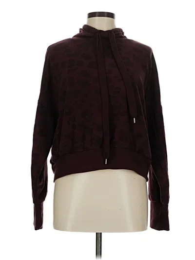 Pre-owned Sage Collective Turtleneck Sweater In Burgundy