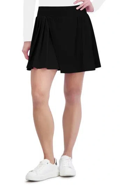 Sage Collective Sage Collective Victory Asymmetric Pleated Skort In Black