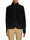 Sage Collective Women's City Faux Shearling Jacket In Black