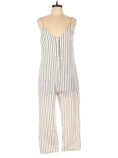 Pre-owned Sage Jumpsuit In White