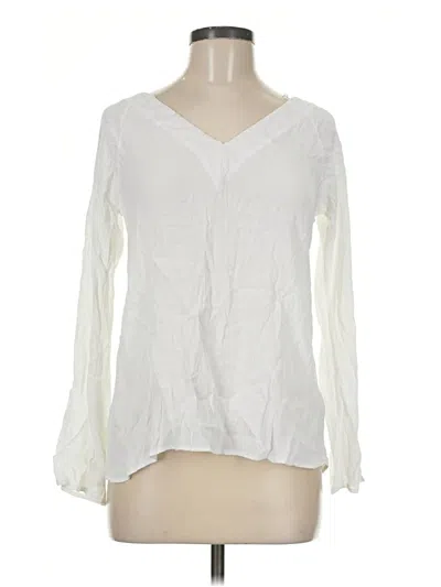 Pre-owned Sage Long Sleeve Blouse In Ivory