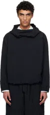Sage Nation Black Factor Smock Jacket In Black Check