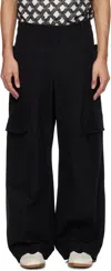 Sage Nation Black Index Cargo Pants In Black
