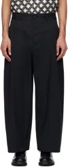 Sage Nation Black Index Cargo Pants In Black