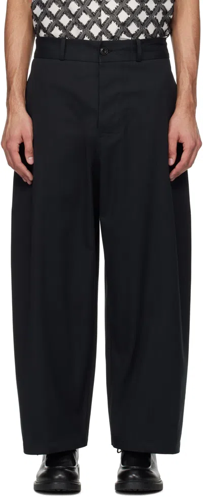 SAGE NATION BLACK WELT TROUSERS