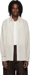 Sage Nation Chisholm Check-pattern Shirt In Neutral