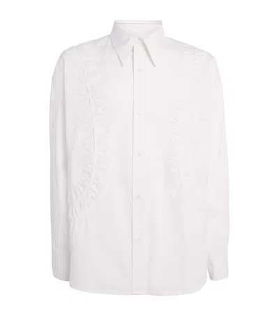 Sage Nation Fossil Long-sleeve Shirt In White