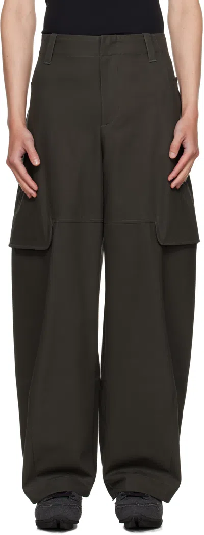 Sage Nation Gray Index Cargo Pants In Green