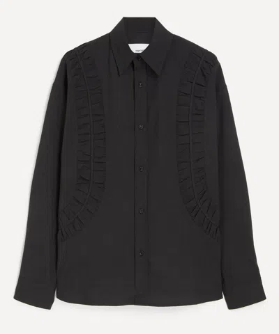 Sage Nation Mens Charcoal Fossil Shirt In Brown