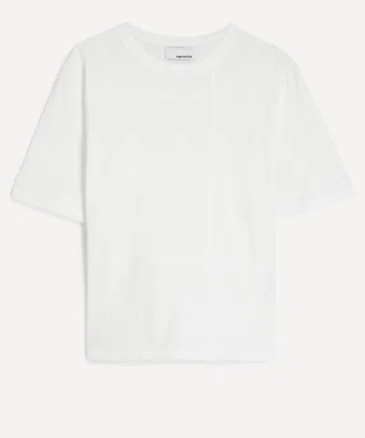 Sage Nation Mens Cross Stitch T-shirt In White