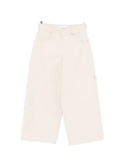Sage Nation Painter Pocket Detail Trousers In Neutral