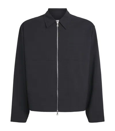 Sage Nation Tailored Petrol Jacket In Black