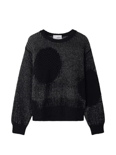 Sage Nation Weave Cropped Sweater In Multi