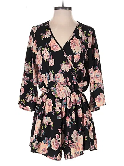 Pre-owned Sage Romper In Black