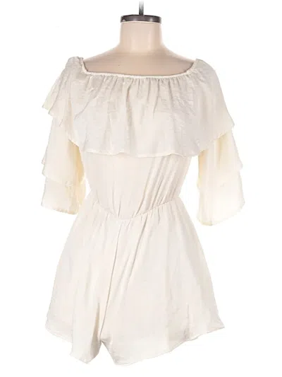 Pre-owned Sage Romper In Ivory