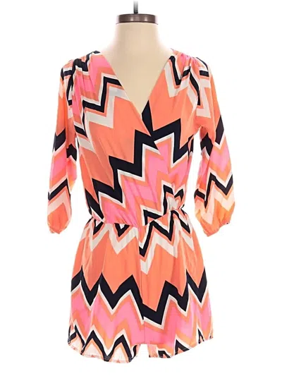 Pre-owned Sage Romper In Orange