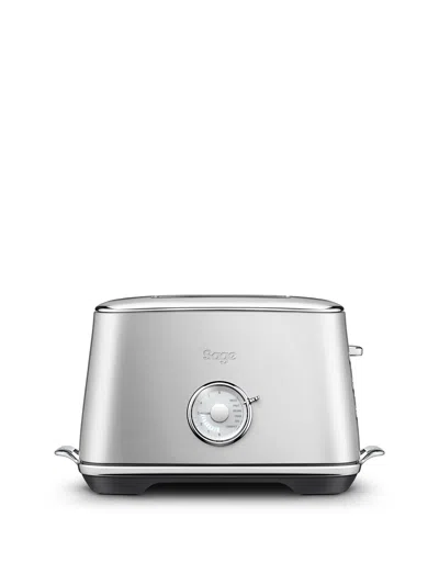 Sage Soft Top Luxe Toaster In Silver