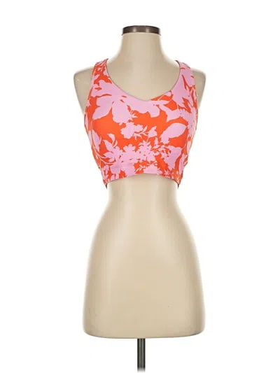 Pre-owned Sage Tank Top Orange Halter Neckline Tops