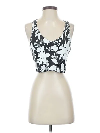 Pre-owned Sage Tank Top White Halter Neckline Tops