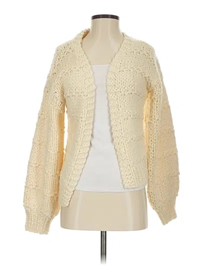 Pre-owned Sage The Label Cardigan Sweater In White