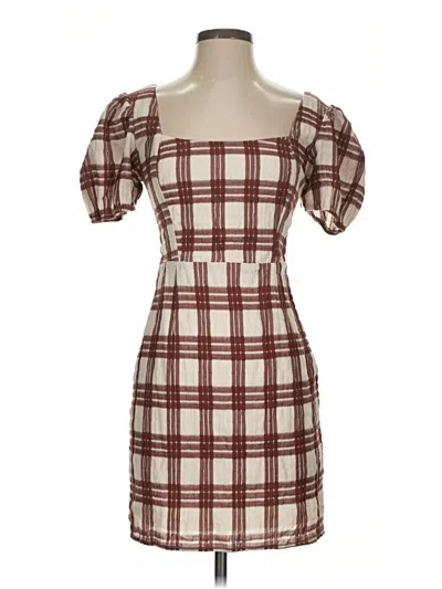 Pre-owned Sage The Label Casual Dress In Brown