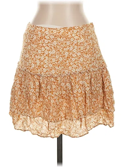 Pre-owned Sage The Label Casual Skirt In Gold