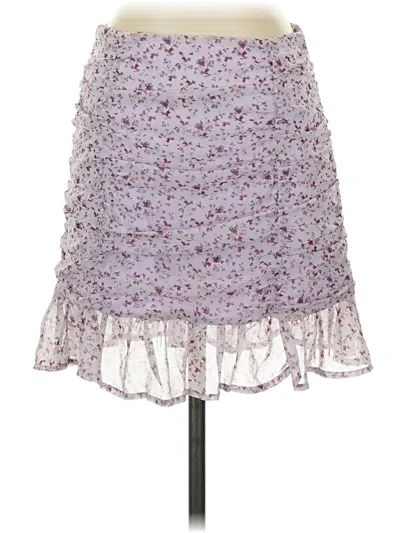 Pre-owned Sage The Label Casual Skirt In Purple