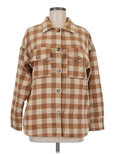 Pre-owned Sage The Label Coat In Brown