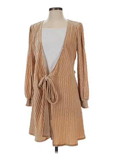 Pre-owned Sage The Label Cocktail Dress In Tan