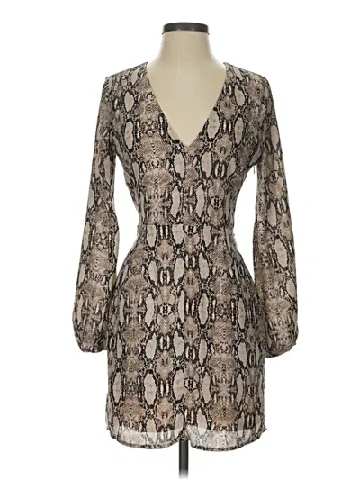 Pre-owned Sage The Label Cocktail Dress In Tan