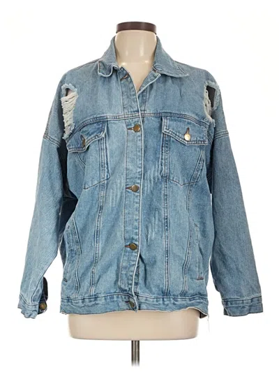Pre-owned Sage The Label Denim Jacket In Blue