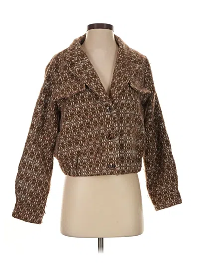 Pre-owned Sage The Label Jacket In Brown