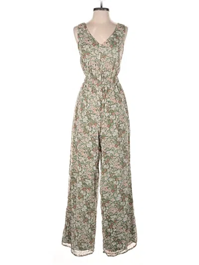 Pre-owned Sage The Label Jumpsuit In Green