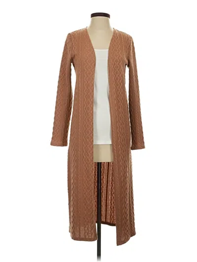 Pre-owned Sage The Label Kimono In Brown
