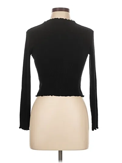 Pre-owned Sage The Label Long Sleeve Top Black Turtleneck Tops
