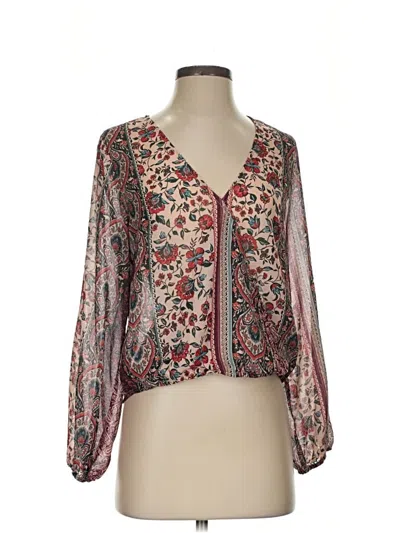 Pre-owned Sage The Label Long Sleeve T-shirt In Brown