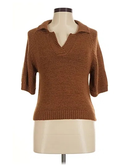 Pre-owned Sage The Label Pullover Sweater In Brown