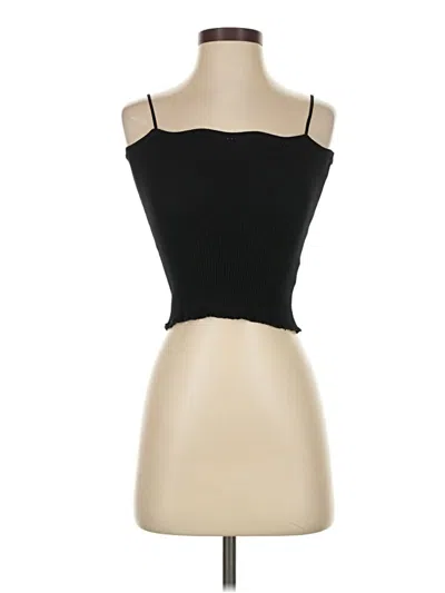 Pre-owned Sage The Label Sleeveless Top Black Strapless Neckline Tops