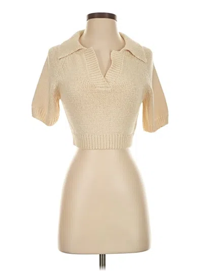 Pre-owned Sage The Label Sweater Vest In Ivory