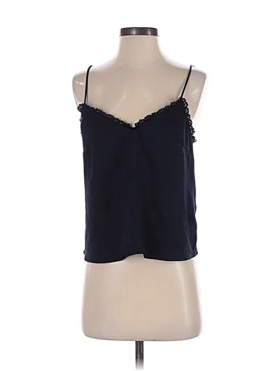 Pre-owned Sage The Label Tank Top Blue Sweetheart Neckline Tops