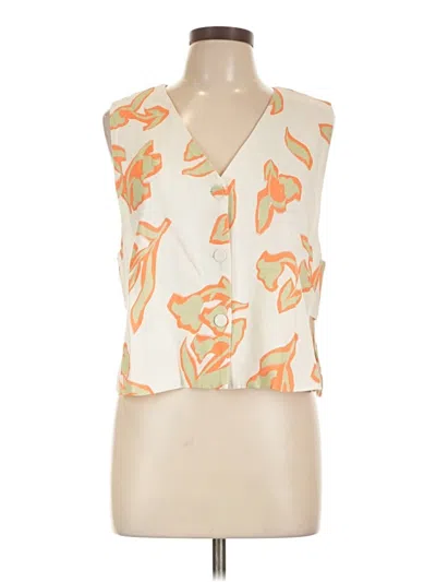 Pre-owned Sage The Label Vest In White