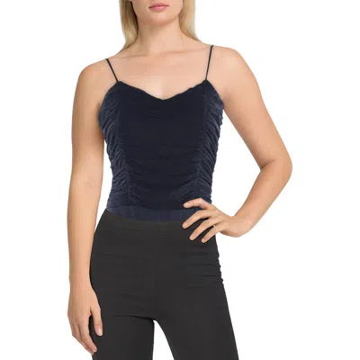 Sage The Label Womens Polka Dot Sheer Bodysuit