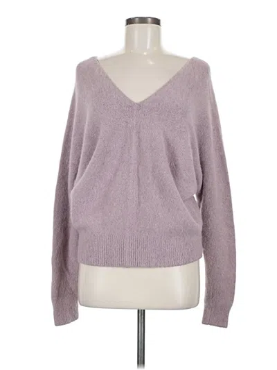 Pre-owned Sage The Label Wool Pullover Sweater In Purple