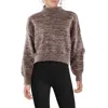 Sage Womens Crop Turtleneck Turtleneck Sweater